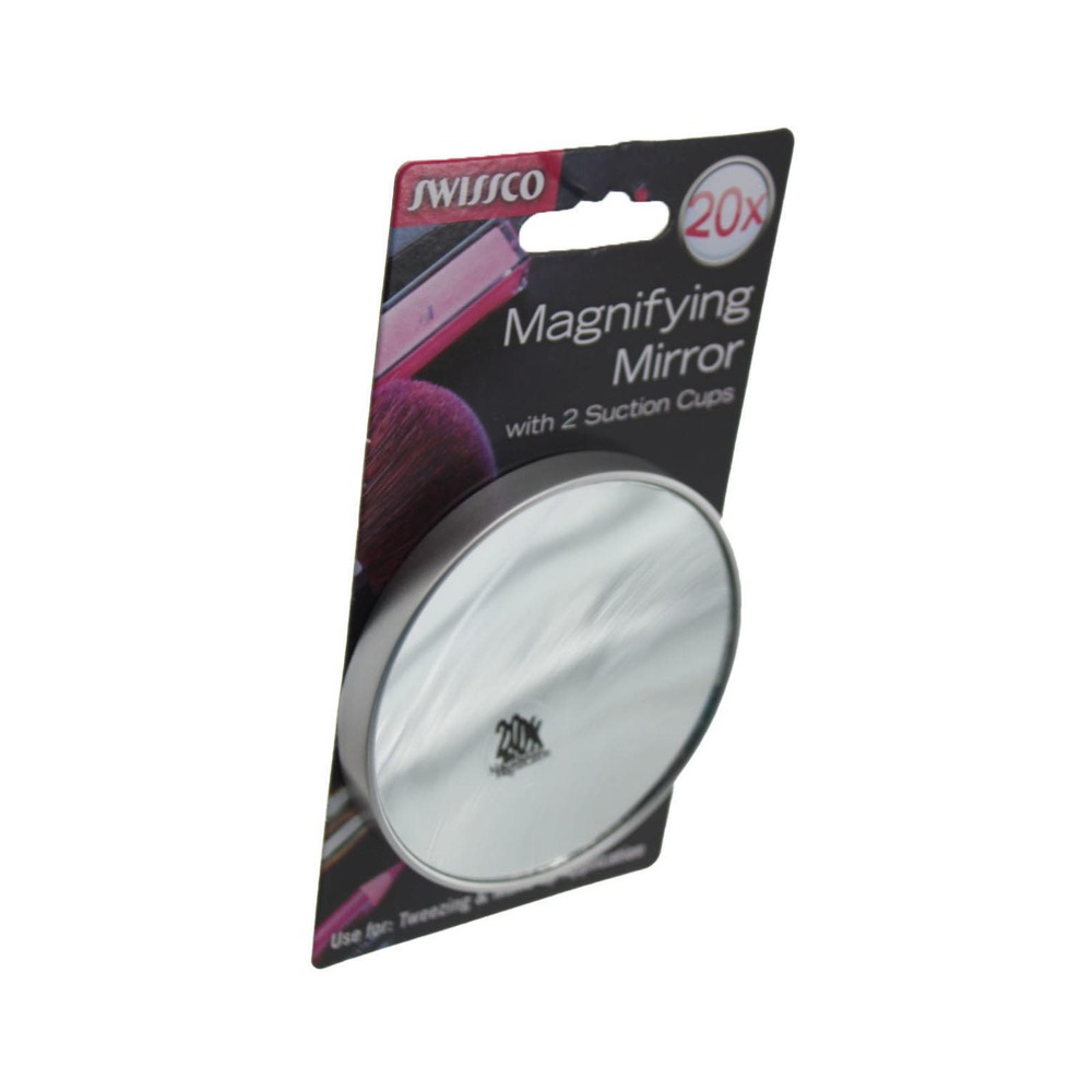Swissco Suction Cup Mirror‎ 20x Magnification 88106